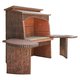 Kamin za roštiljanje Art sa 2 stola (Dimenzija ložišta: 152 x 80 cm, D x V: 360 x 200 cm)
