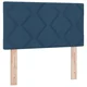 Vidaxl Vzglavje Modra 80 cm blago