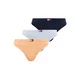 Tommy Hilfiger Underwear Tangice Heritage mornarska/svetlo modra/pastelno oranžna