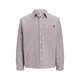 JACK & JONES Srajca Frederiksberg rjava/bela