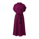 Haljina Lauren Ralph Lauren boja: ljubičasta, midi, širi se prema dolje
