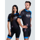 BrainMax BRAIN unisex kolesarski komplet, dres in kratke hlače, črne barve Velikost: XXL
