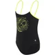 Girls swimsuit aqua sphere yumi aqua first girl black/bright green 26
