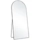 VEVOR Ogledalo polne dolžine ukrivljeno 1800x810x19 mm črno