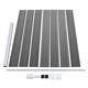 VIDAXL Komplet ograjnih panelov WPC 526x146 cm siv