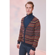 Trendyol Navy Blue Slim Fit V Neck Jacquard Knitwear Cardigan