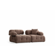 Atelier del Sofa ATELIER DEL SOFA Doblo 2 Seater ( L1-1R) - Cappuccino dvosed, (20802799)