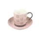 PORCELAN SET ZA KAFU 130ml 6/1 (HAND/ROZE) RXG-N241079B