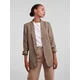 PIECES Blazer  svetlo rjava