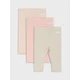 Sinsay - Pamučne helanke 3 pack - pastelno roze
