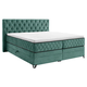 Modern Living Postelja Boxspring Carmen, Turkizna, 160x200
