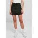 Womens Organic Stretch Denim Mini Skirt Black Washed