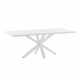 Bijeli stol za blagovanje Kave Home Arya, 160 x 100 cm