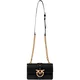 Pinko LOVE ONE MINI ST. CL VITELLO SETA 105856 Črna