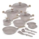 Berlingerhaus Set posod BH-8344 15 ks Taupe Nordic Collection