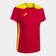 Joma Championship VI Short Sleeve T-Shirt Red Yellow