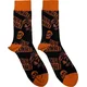 Rob Zombie Nogavice Skull Face Orange Black 40-45