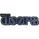 The Doors Chrome Logo Našitek za šivanje 28 x 90 mm