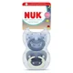 Nuk tolažilna duda - silikon First Choice Classic Day & Night 6-18 m, 2 kos