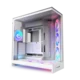 NZXT Gaming kućište H9 Flow, Mid Tower, RGB+, Belo
