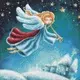 Rayher. Diamantni mozaik, Christmas Angel, 40x40 cm