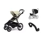 Mestni voziček Thule Urban Glide 4-wheel Soft beige + Varnostni ročaj + Zaščita pred dežjem