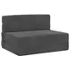 Sofa na razvlačenje Tamnosiva 70 x 80 x 60 cm Tkanina