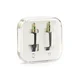 OEM AUX kabel z 3,5-mm priključkom (moški) na 3,5-mm priključek (moški), BOX, 1 m, črn