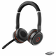 Jabra Evolve 75 SE slušalice stereo bežične Bluetooth ANC uključujući Link 370 i stanicu za punjenje optimizirane za Skype za posao