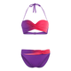 LASCANA Bikini neonsko lila / neonsko roza