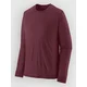 Patagonia Cap Cool Merino Blend Longsleeve Lycra berry fig
