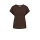 WE Fashion Majica  temno rjava