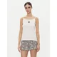 HUGO Top Rib_Vest 50540056 Écru Regular Fit