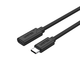 Unitek unitek c14086bk usb kabel 0,5 m usb 3.2 gen 2 (3.1 gen 2) usb c črn