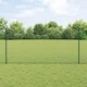 vidaXL vidaXL Ograjne palice 11 kosov U-kanal zelene 120 cm jekla, (22110963)