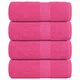 Vidaxl vidaXL 4-paket brisač, roza, 30 x 30 cm, 100 % bombaž