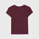 Cropp - Rebrasta majica - maroon