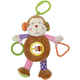 LORELLI Plišana igračka zvečka Activity Majmun smeđa