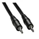Zvočni kabel LOGO Economy Jack 3,5 mm - moški/moški, 1,2 m, črn - razprodaja