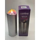 shumee LED sveča/srebrno roza plamen/2-24/5X15 CM/z baterijami/12