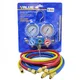 Value Set FR manometar 2/2, R-22 R-134A R-404A R-407C VMG-2-R22-B-02 F68 + set 3 creva x 120 cm
