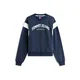 Tommy Jeans Majica VARSITY modra/bela