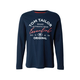 TOM TAILOR Majica modra/bela