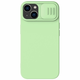 Nillkin CamShield Silky Silicone Case Apple iPhone 15 mint