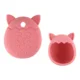 slomart LEAN TOYS Silikonsko etui za Tamagotchi - Pudrasto roza (oblikovan kot mačka)