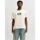 JACK & JONES Majica JORNORREBRO zelena/volneno bela