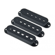 FENDER PICKUP COVERS,BLACK STRAT(3)