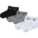 Nike Sportswear Nogavice Ankle, mešane barve