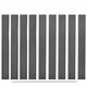 Nadomestne ograjne plošče 9 kosov WPC 170 cm sive