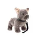 Uni-Toys Plišasti francoski buldog s povodcem 23 cm